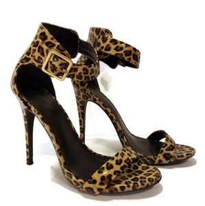 Charlotte Russe Animal Print Heels sz: 8.5